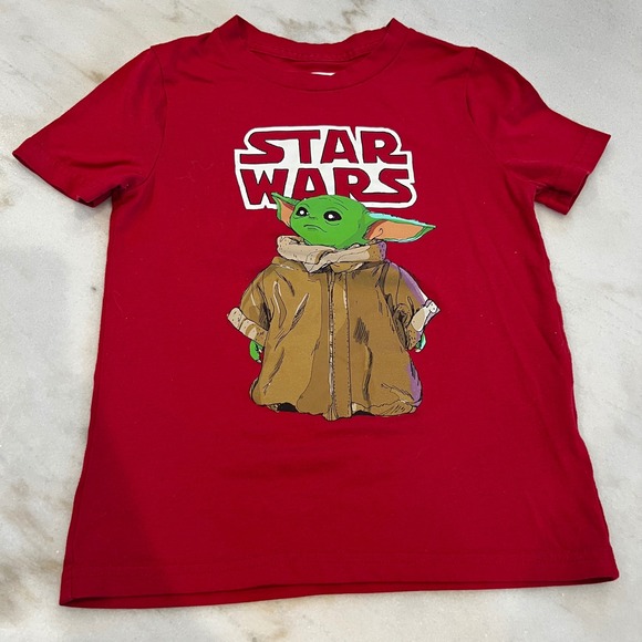 Abercrombie Kids Star Wars The Mandalorian Baby Yoda Graphic Tee - Picture 1 of 6
